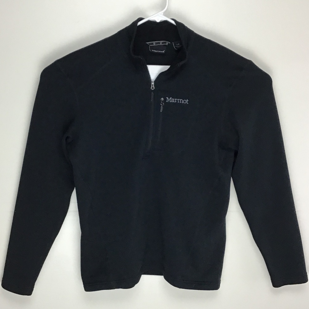 Marmot mens long sleeve half zip fleece pullover jacket L
